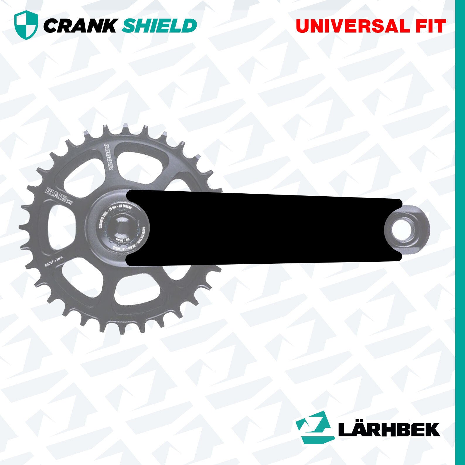 UNIVERSAL FIT Crank Protection -  Sticker Vinyl Decal Shield