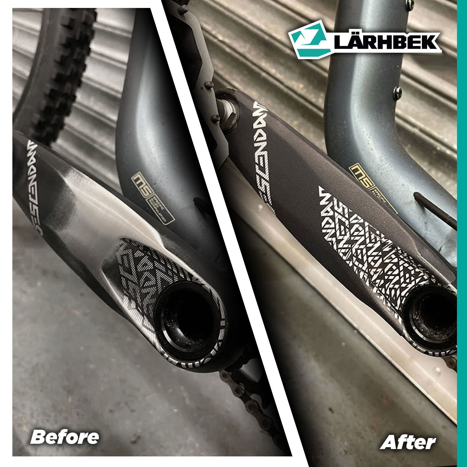 Shimano Saint Crank Protection - Sticker Vinyl Decal Shield