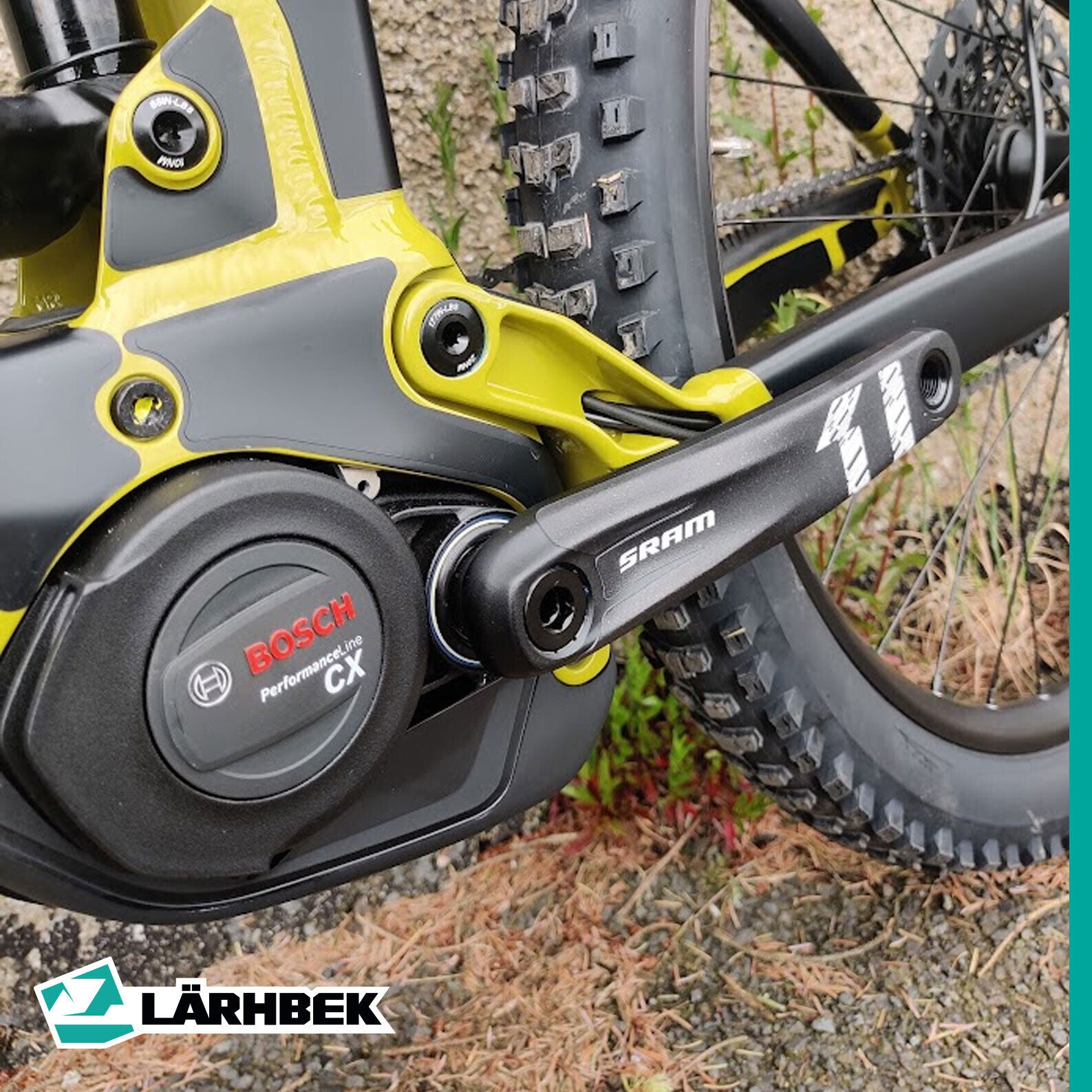 Sram X1 EMTB Crank Protection -  Sticker Vinyl Decal Shield