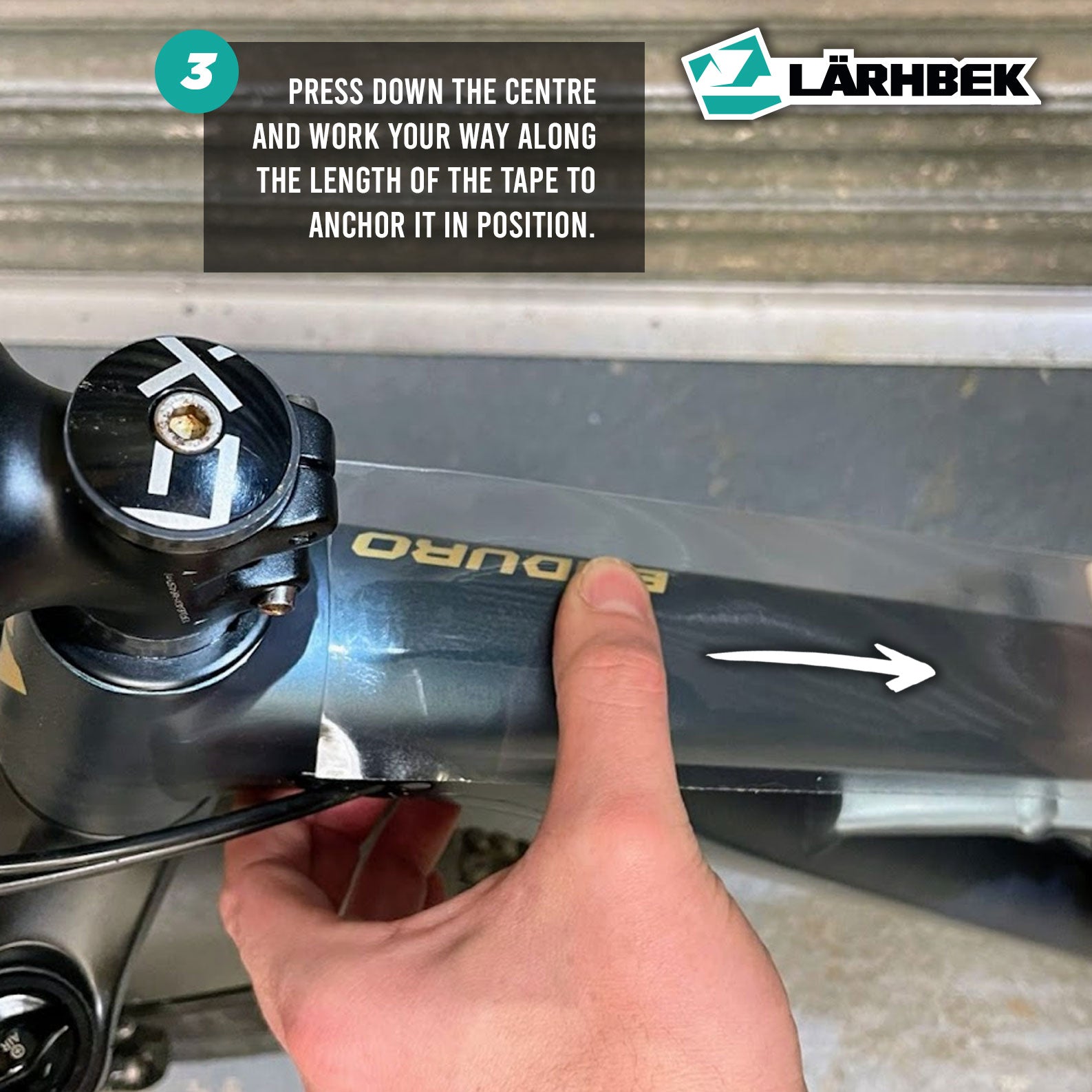 8/o - Finance Bike Frae Protection Tape- High Ipact Clear Vinyl - Foto 10