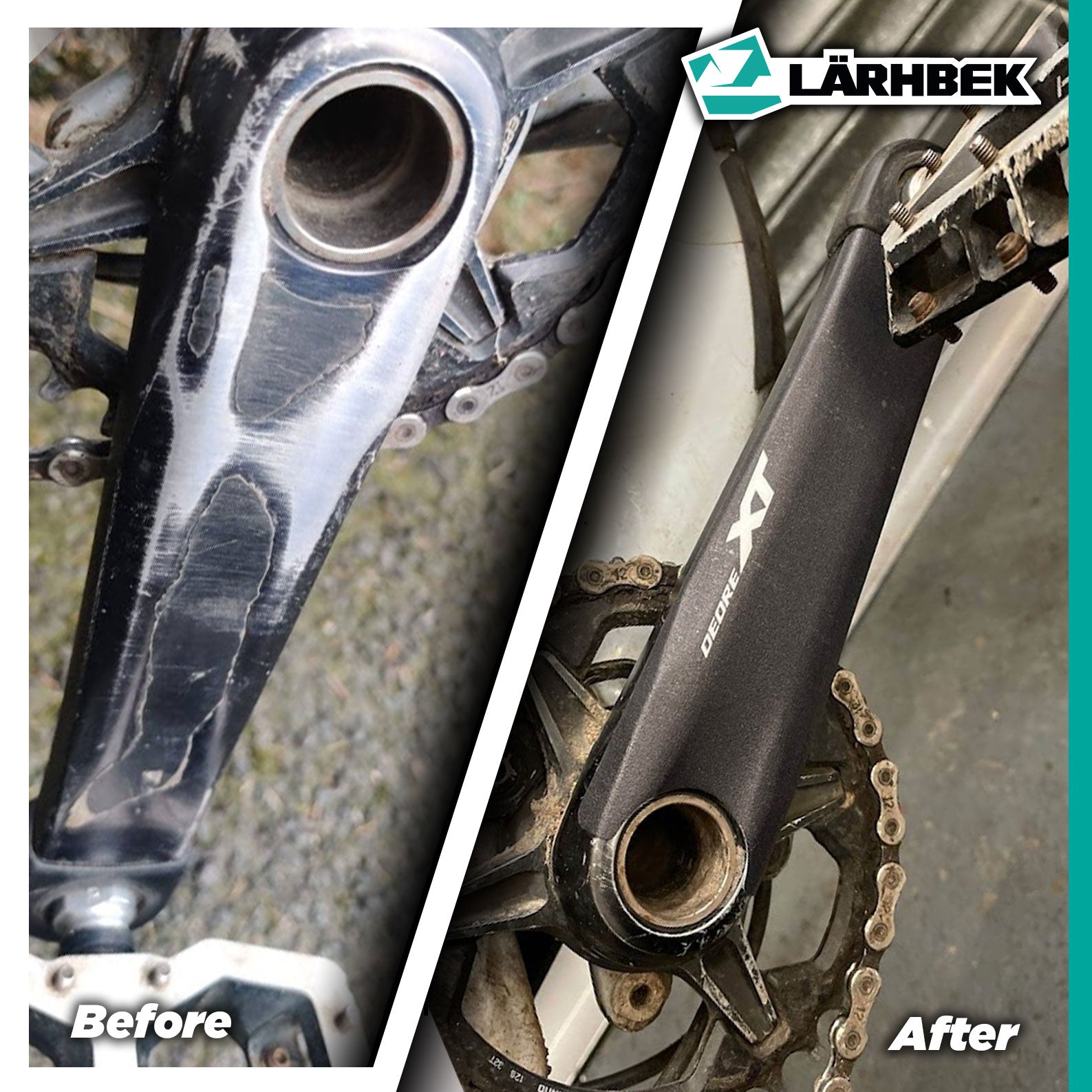 Shimano Deore XT Crank Protection - Sticker Vinyl Decal Shield