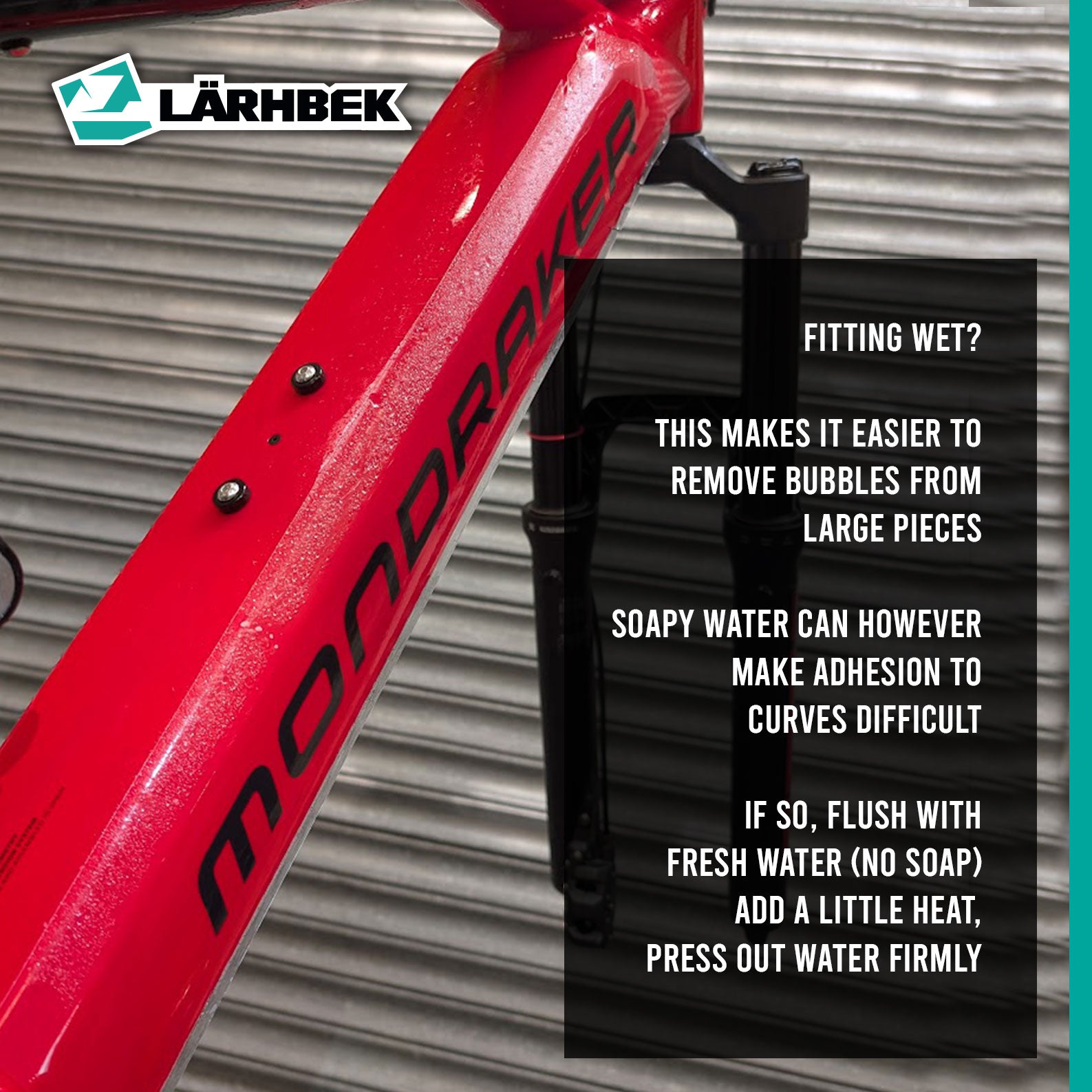Bike Shield – Clear Frame Protection Kit in Gloss or Matte