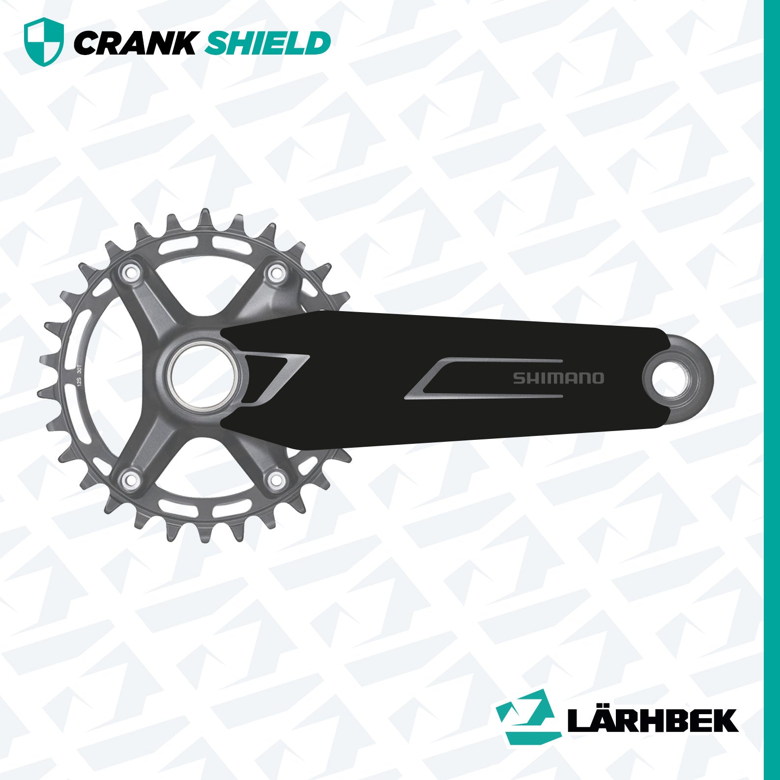 Shimano Deore FC-MT511 Crank Protection -  Sticker Vinyl Decal Shield