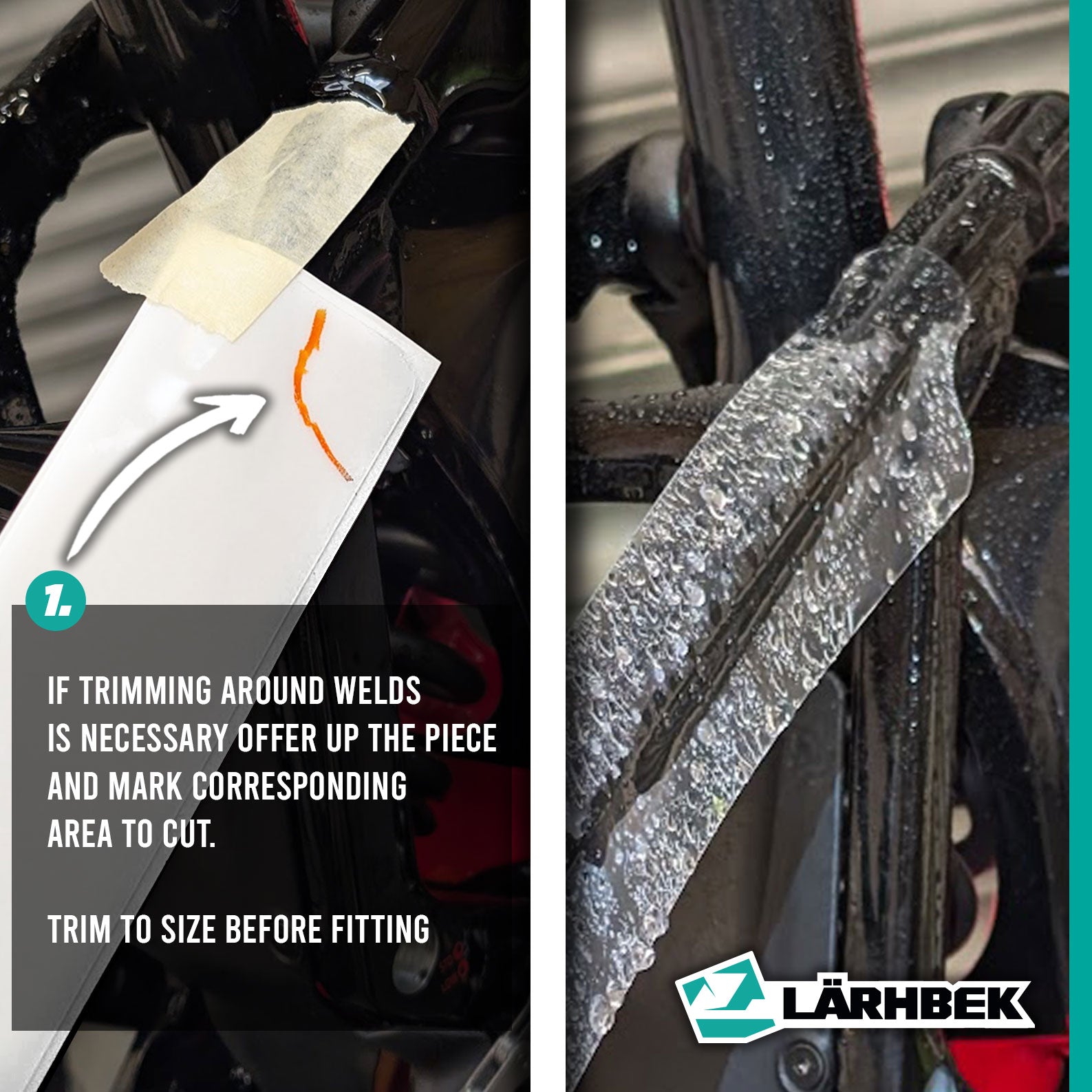 Bike Shield – Clear Frame Protection Kit in Gloss or Matte