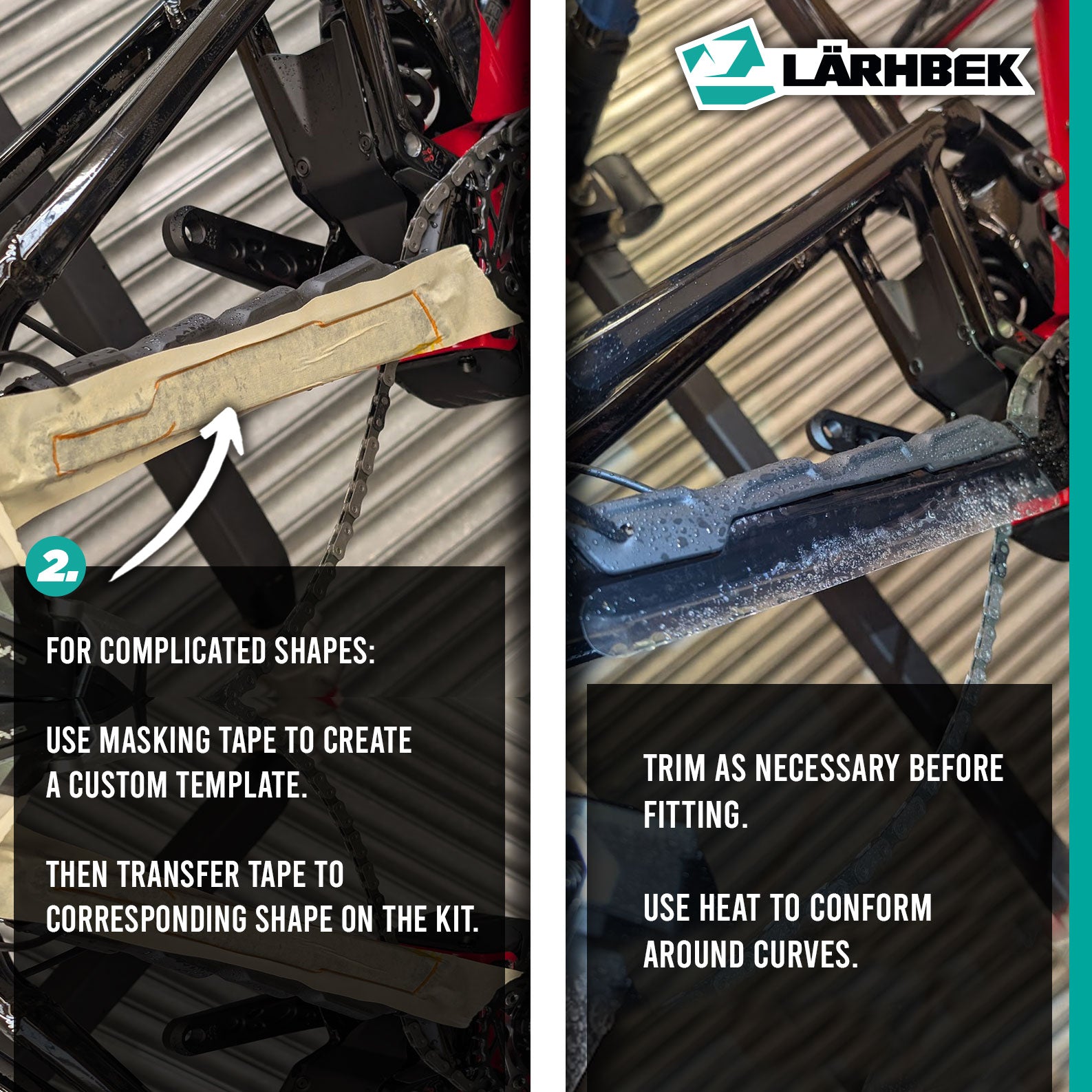 Bike Shield – Clear Frame Protection Kit in Gloss or Matte