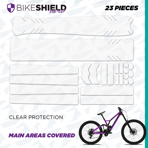 Bike Shield – Clear Frame Protection Kit in Gloss or Matte
